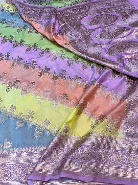Banarasi Handloom Mashru Silk Saree