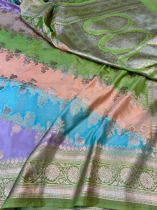 Banarasi Handloom Mashru Silk Saree