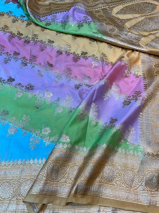 Banarasi Handloom Mashru Silk Saree