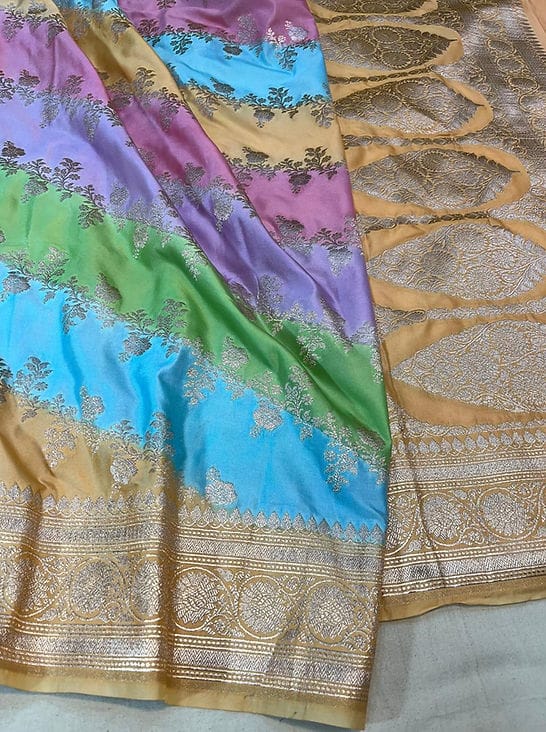 Banarasi Handloom Mashru Silk Saree