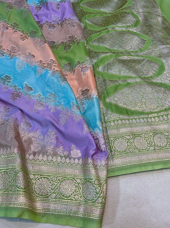 Banarasi Handloom Mashru Silk Saree