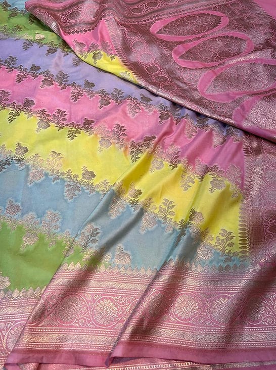 Banarasi Handloom Mashru Silk Saree