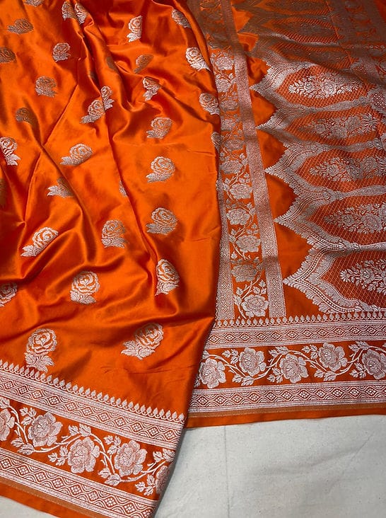 Banarasi Handloom Mashru Silk Saree