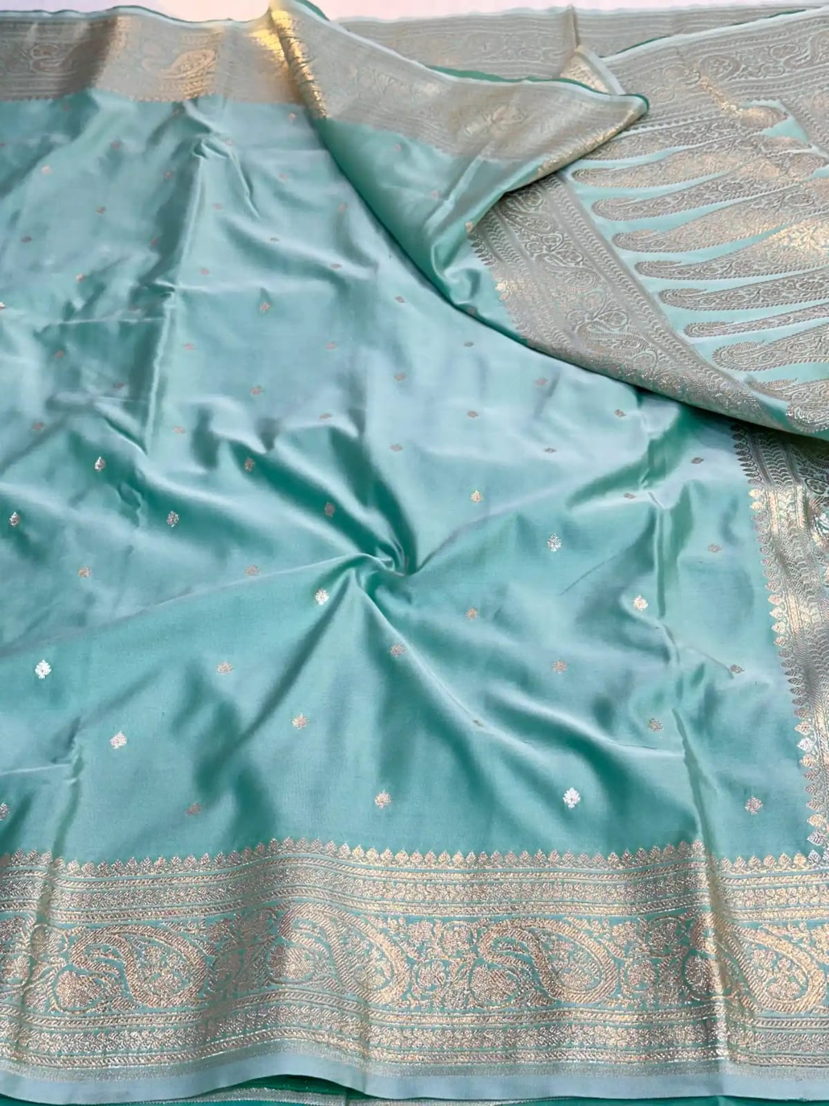 Banarasi Handloom Mashru Silk Saree