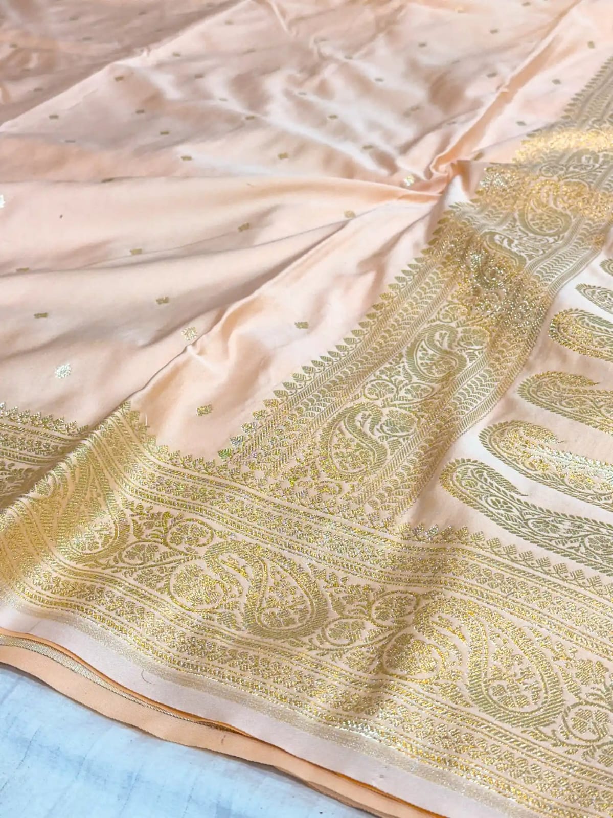 Banarasi Handloom Mashru Silk Saree