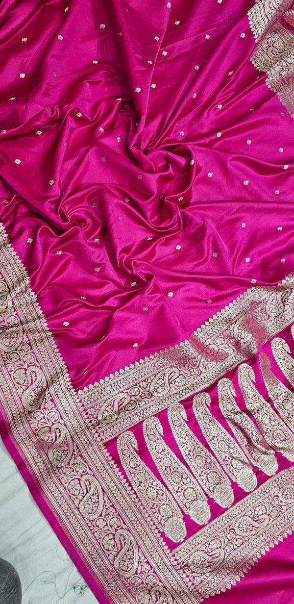 Banarasi Handloom Mashru Silk Saree