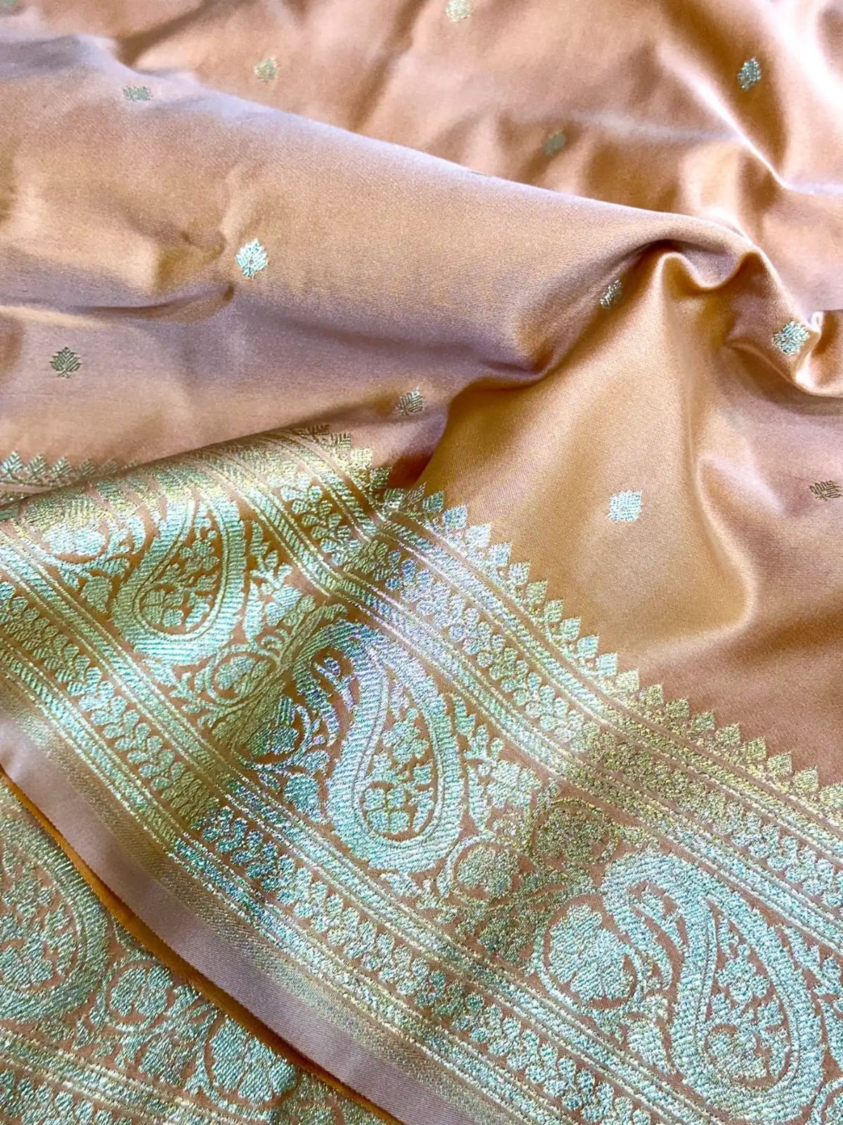 Banarasi Handloom Mashru Silk Saree