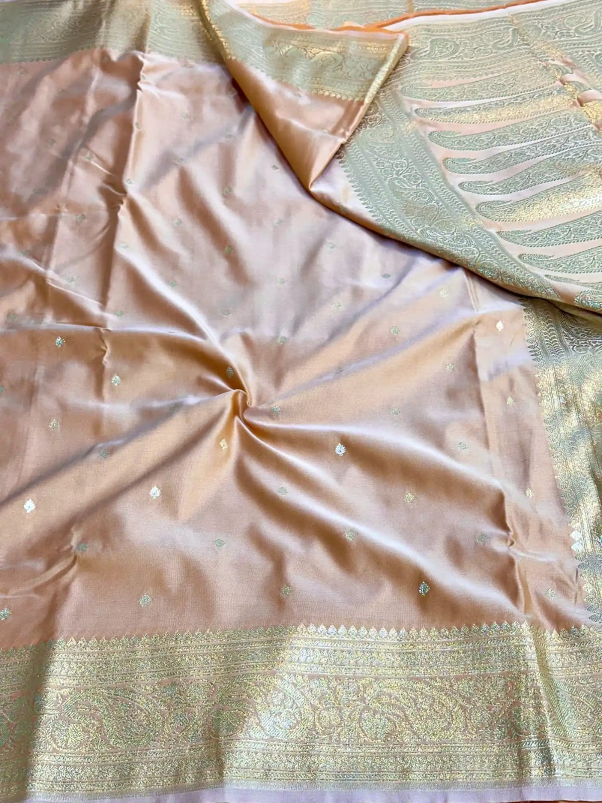 Banarasi Handloom Mashru Silk Saree