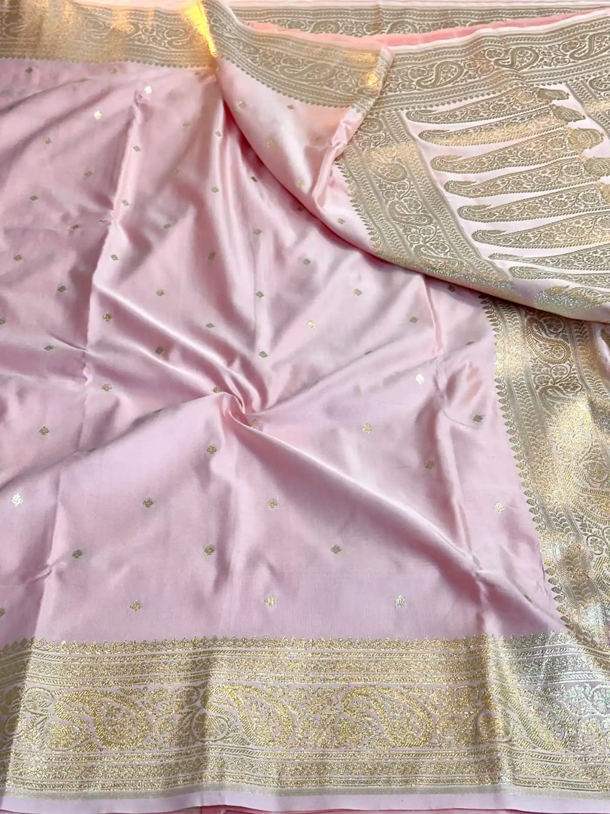 Banarasi Handloom Mashru Silk Saree
