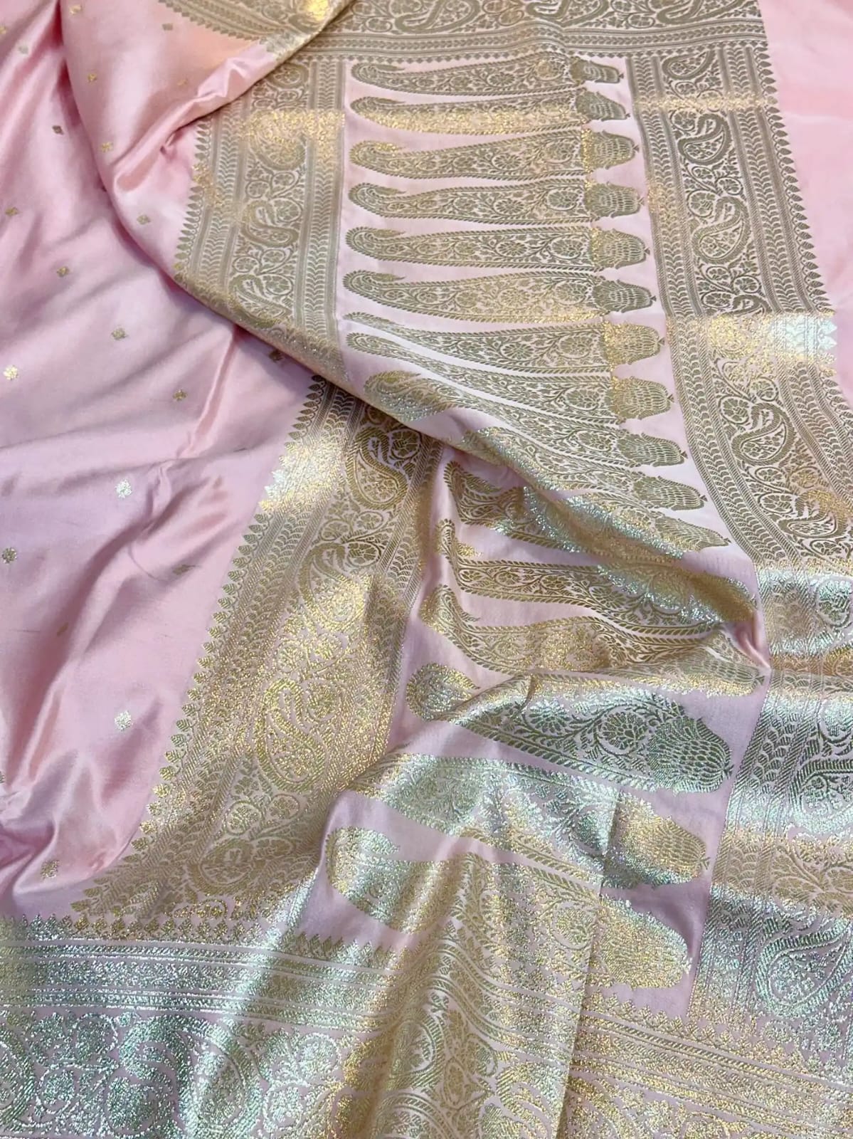 Banarasi Handloom Mashru Silk Saree