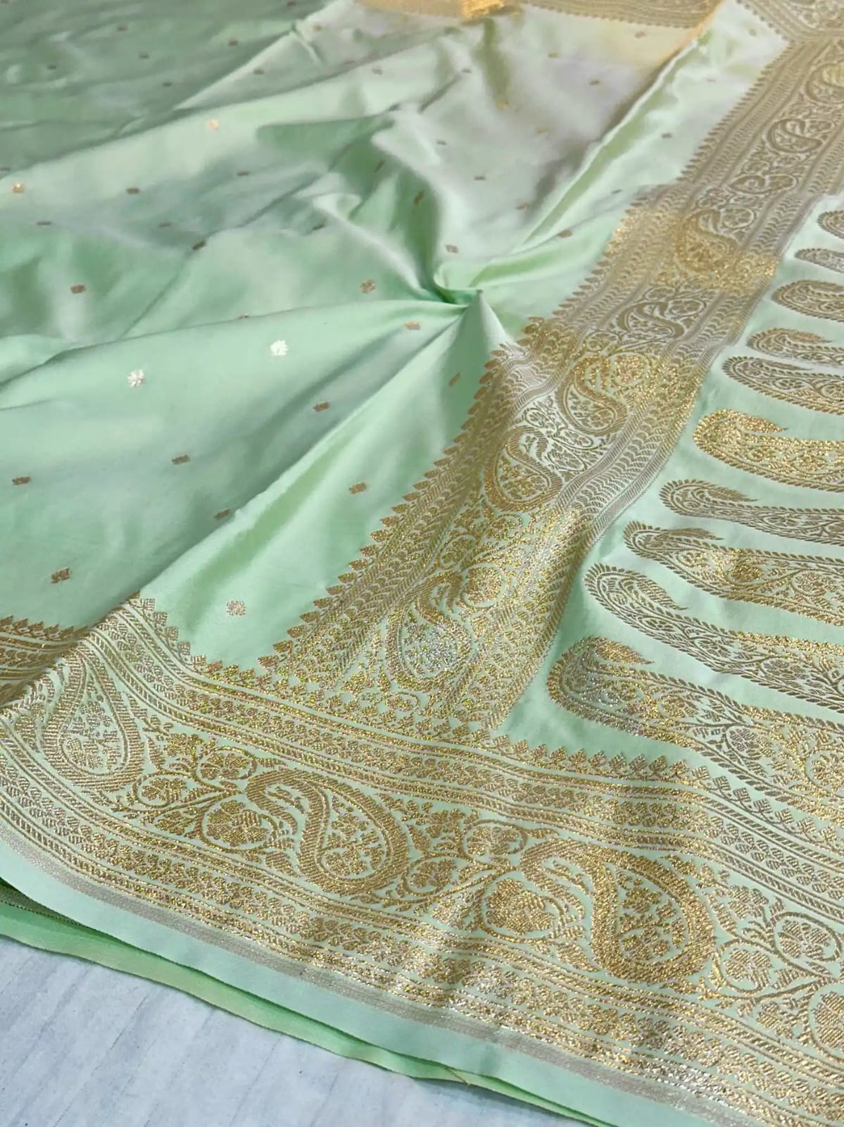 Banarasi Handloom Mashru Silk Saree