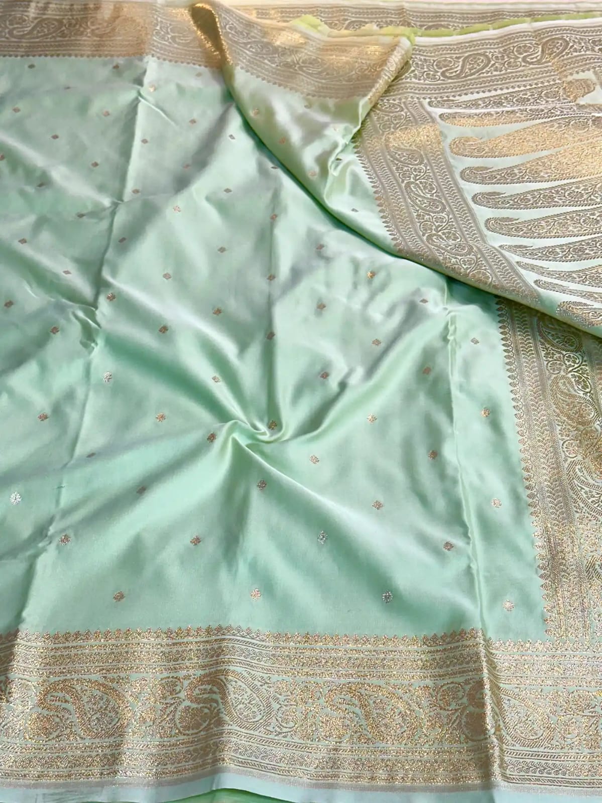 Banarasi Handloom Mashru Silk Saree