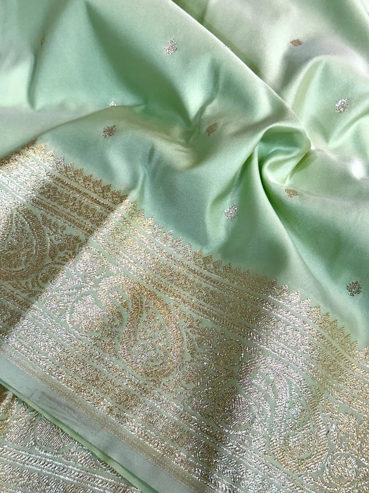 Banarasi Handloom Mashru Silk Saree