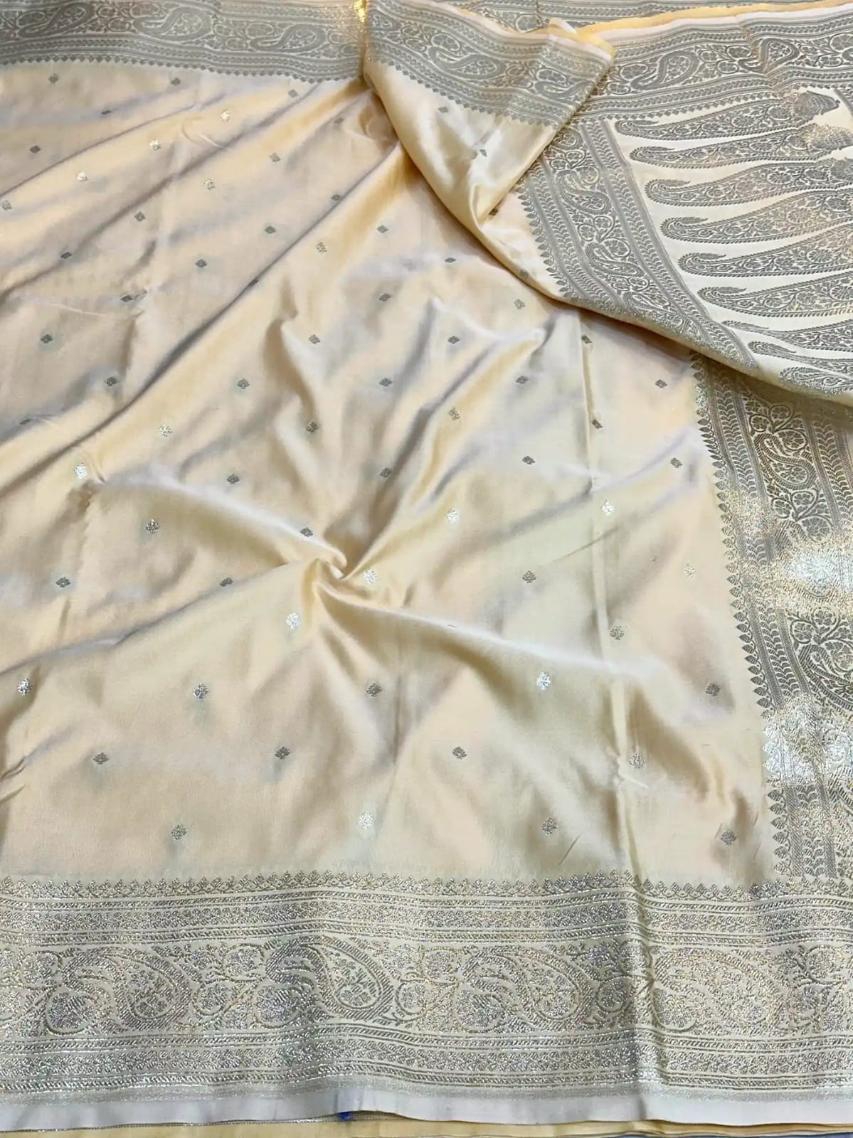Banarasi Handloom Mashru Silk Saree
