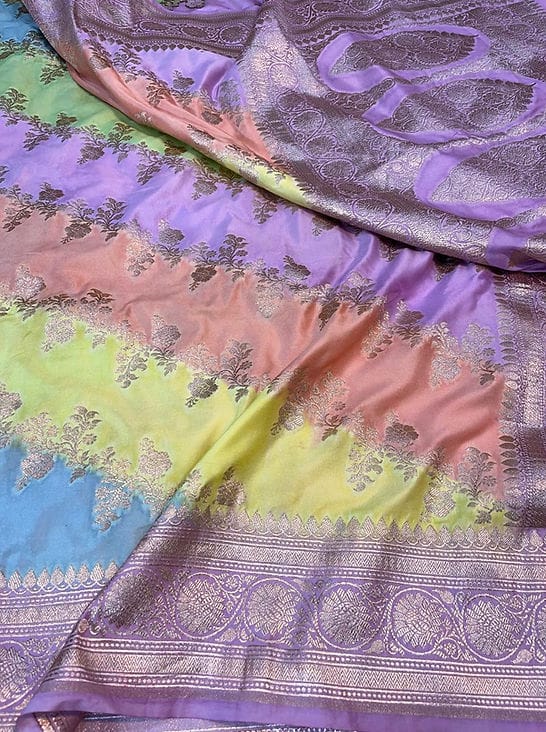 Banarasi Handloom Mashru Silk Saree