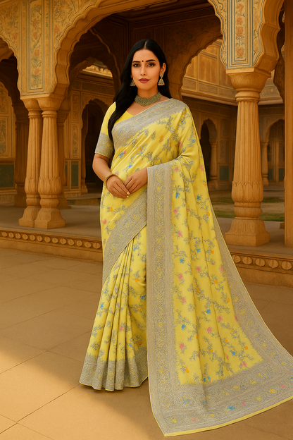 Banarasi Handloom Mashru Silk Saree