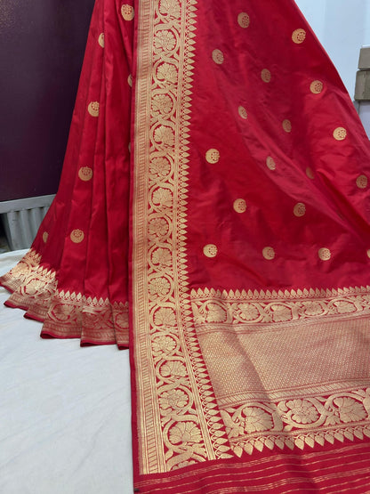 Banarasi Handloom Pure Katan Silk Saree