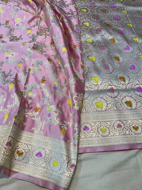 Banarasi Handloom Mashru Silk Saree