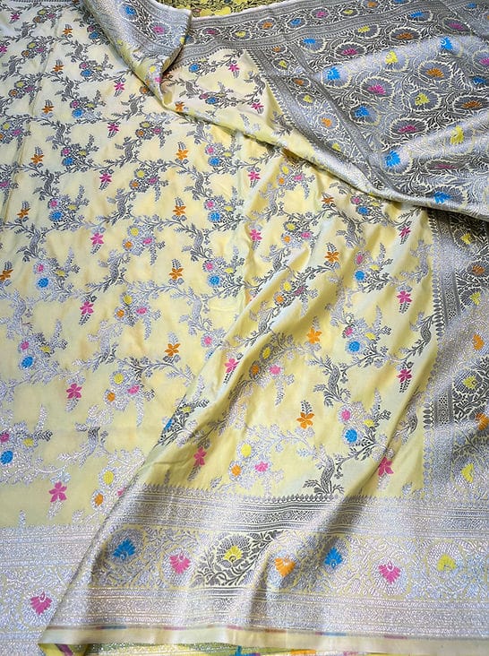 Banarasi Handloom Mashru Silk Saree