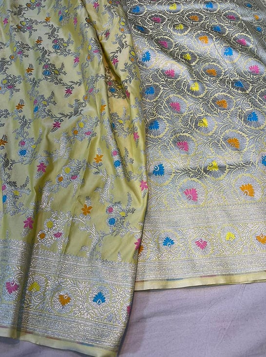 Banarasi Handloom Mashru Silk Saree