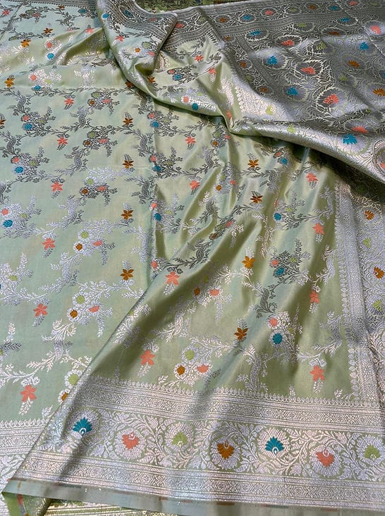 Banarasi Handloom Mashru Silk Saree