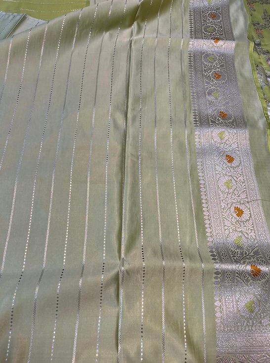 Banarasi Handloom Mashru Silk Saree