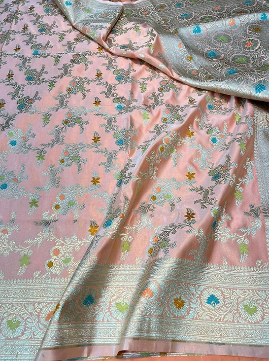 Banarasi Handloom Mashru Silk Saree