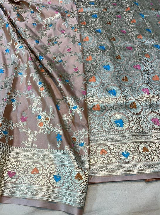 Banarasi Handloom Mashru Silk Saree