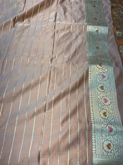 Banarasi Handloom Mashru Silk Saree
