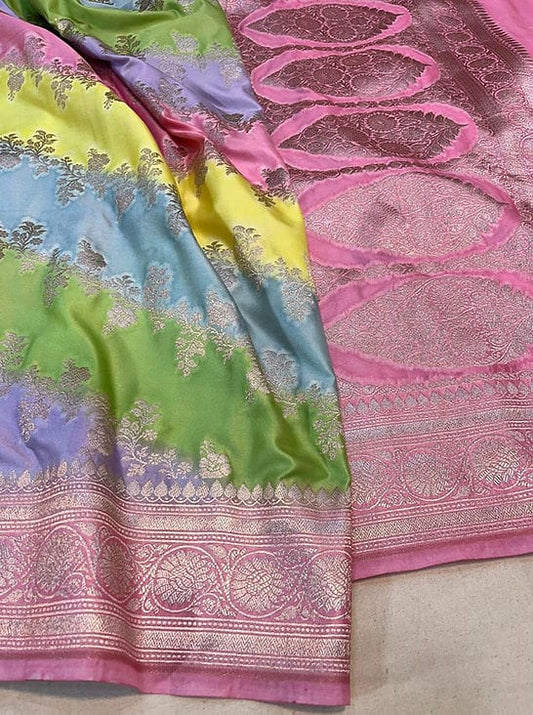 Banarasi Handloom Mashru Silk Saree