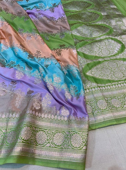 Banarasi Handloom Mashru Silk Saree
