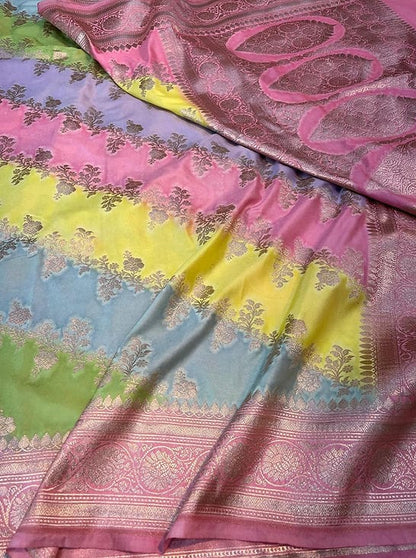 Banarasi Handloom Mashru Silk Saree
