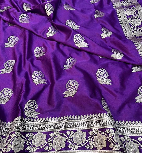 Banarasi Handloom Mashru Silk Saree