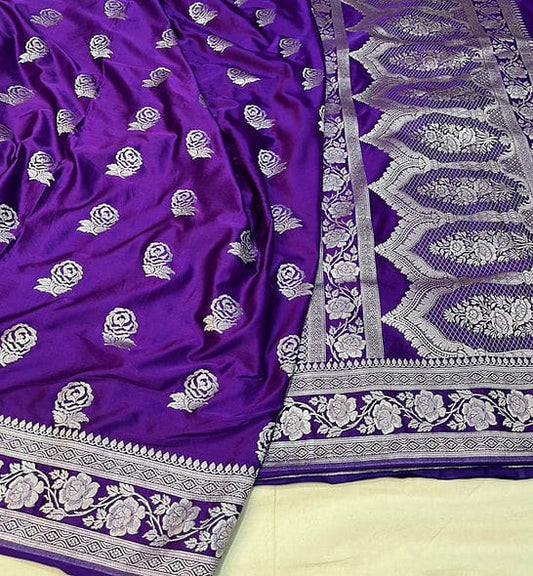Banarasi Handloom Mashru Silk Saree