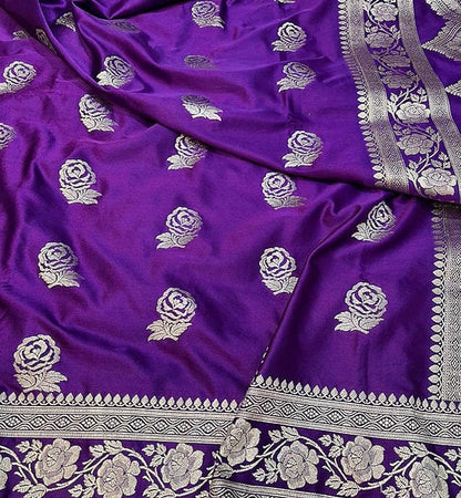 Banarasi Handloom Mashru Silk Saree