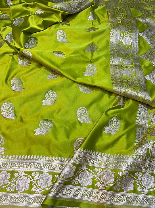 Banarasi Handloom Mashru Silk Saree