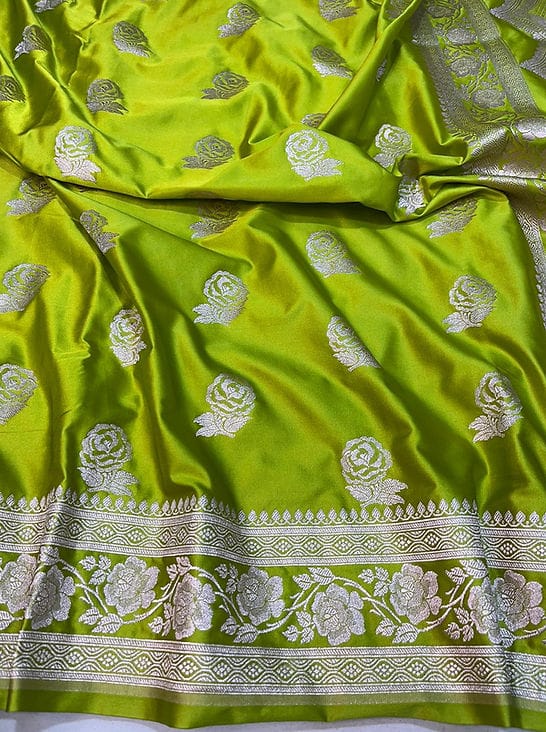 Banarasi Handloom Mashru Silk Saree