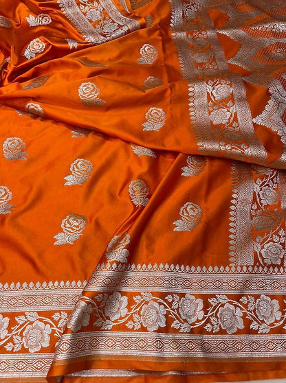 Banarasi Handloom Mashru Silk Saree