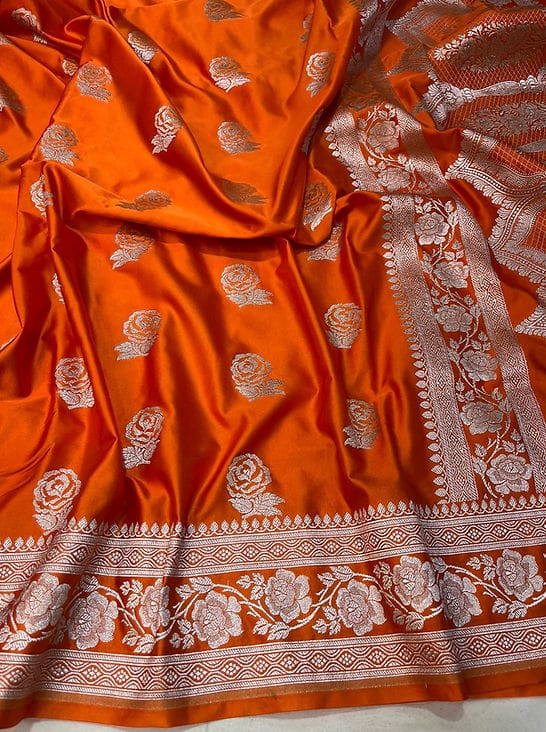 Banarasi Handloom Mashru Silk Saree