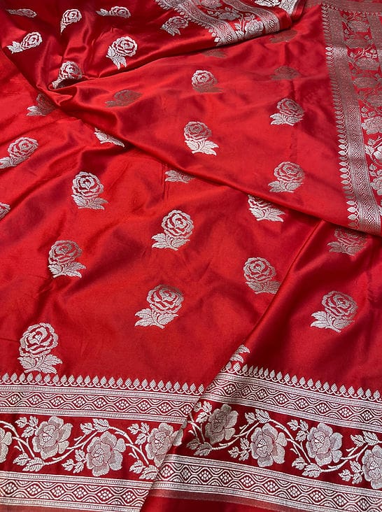 Banarasi Handloom Mashru Silk Saree