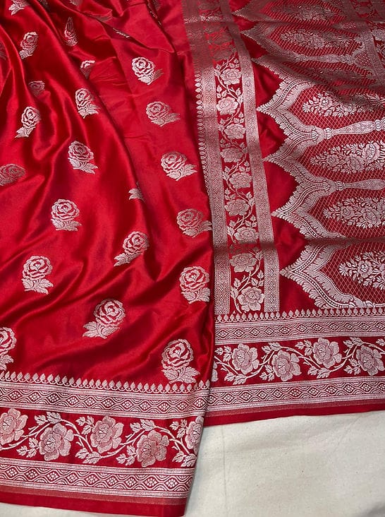 Banarasi Handloom Mashru Silk Saree