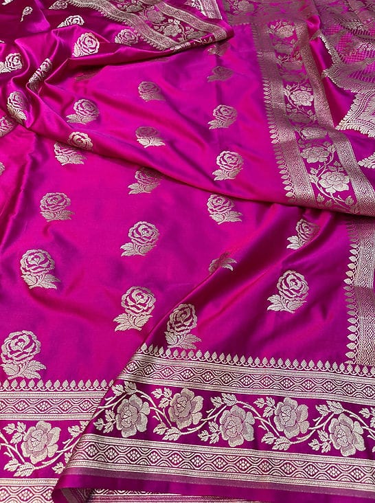 Banarasi Handloom Mashru Silk Saree