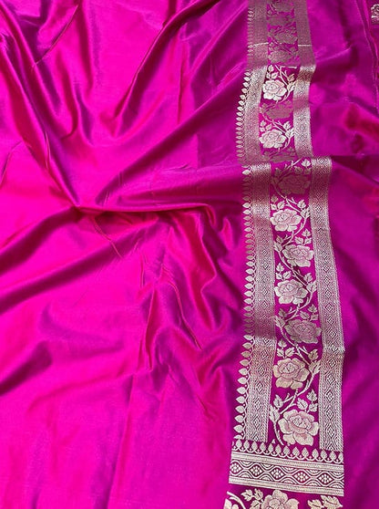 Banarasi Handloom Mashru Silk Saree