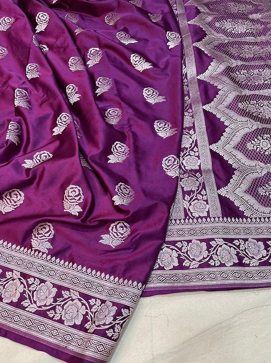 Banarasi Handloom Mashru Silk Saree