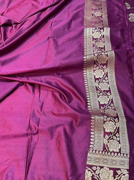 Banarasi Handloom Mashru Silk Saree