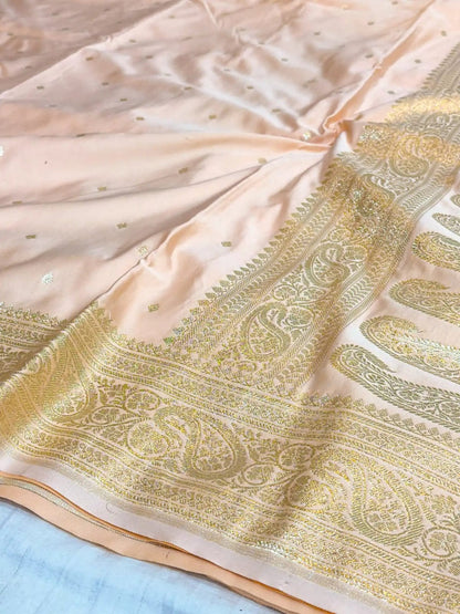 Banarasi Handloom Mashru Silk Saree