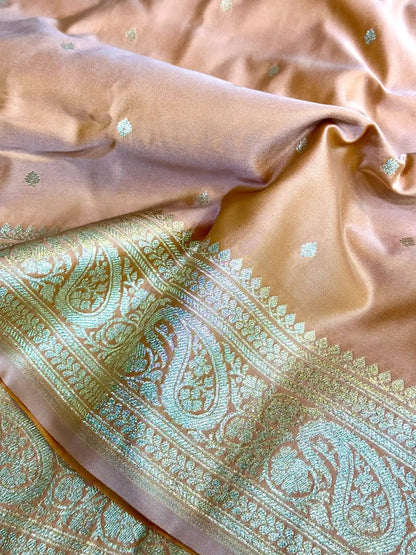 Banarasi Handloom Mashru Silk Saree