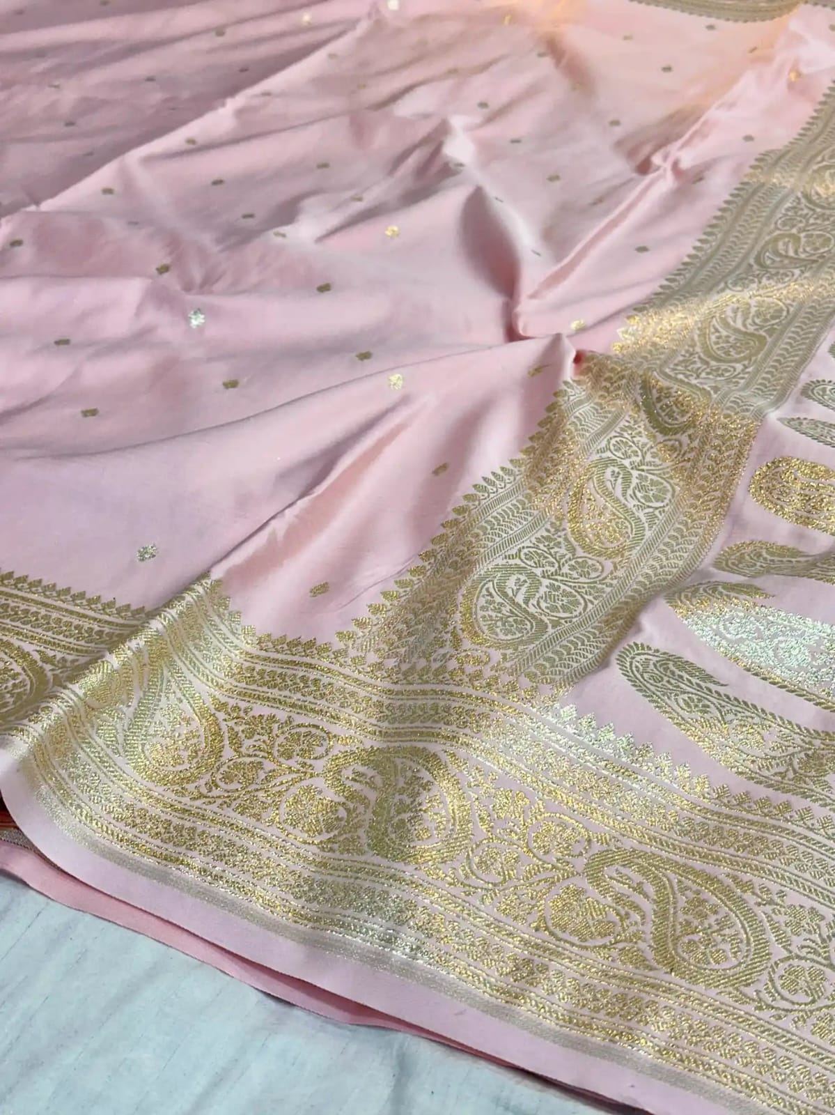 Banarasi Handloom Mashru Silk Saree