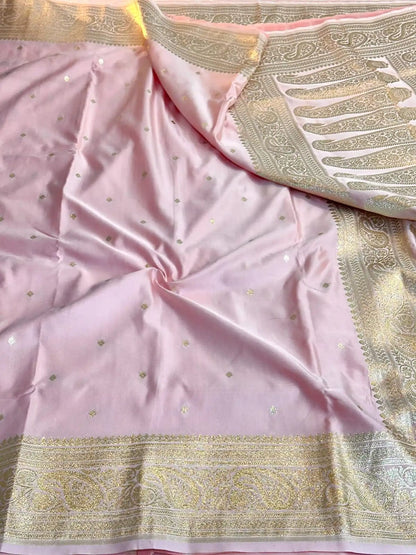 Banarasi Handloom Mashru Silk Saree