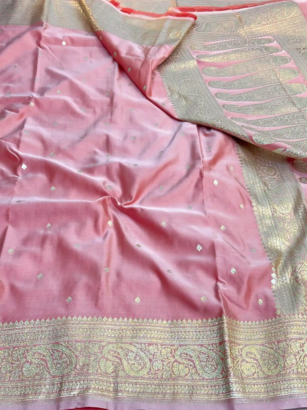 Banarasi Handloom Mashru Silk Saree